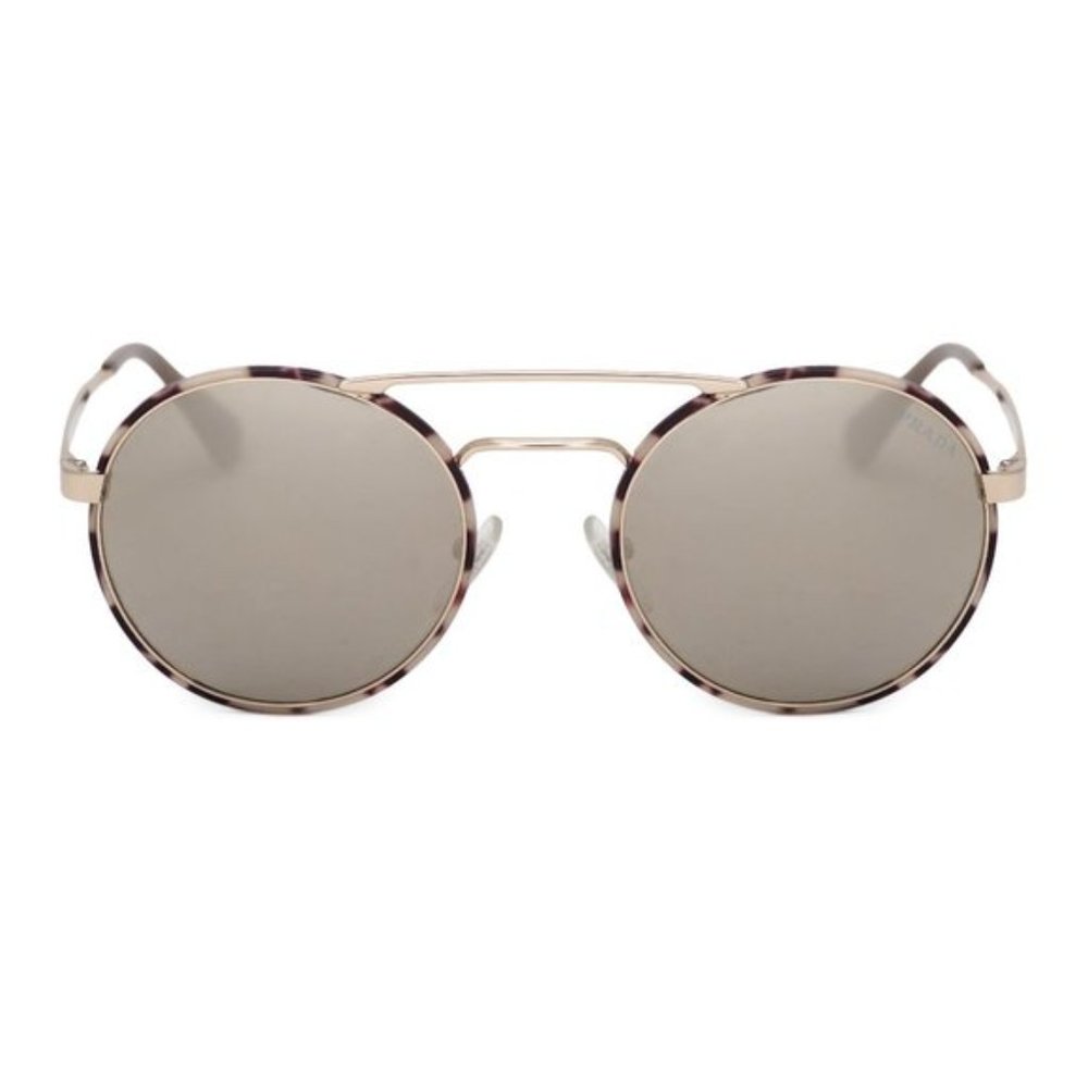 Prada Grey Round Sunglasses